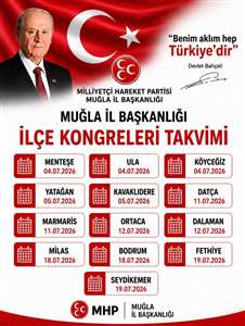    MHP Muğla'da ilçe kongre takvimi açıklandı: Süreç 4 temmuz'da başlıyor haberi